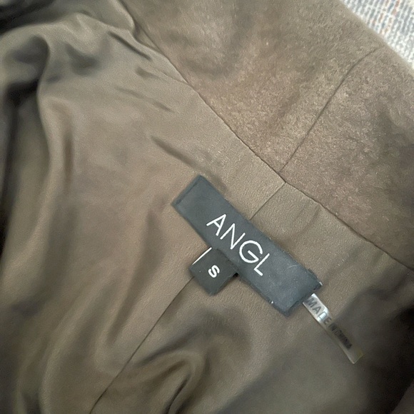 Angl | Brown Overcoat | Size Small - Picture 3 of 3